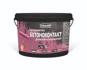 Бетоноконтакт СУФФИКС 12 кг (48 шт/пал (36 шт/пал), 12 шт/слой)